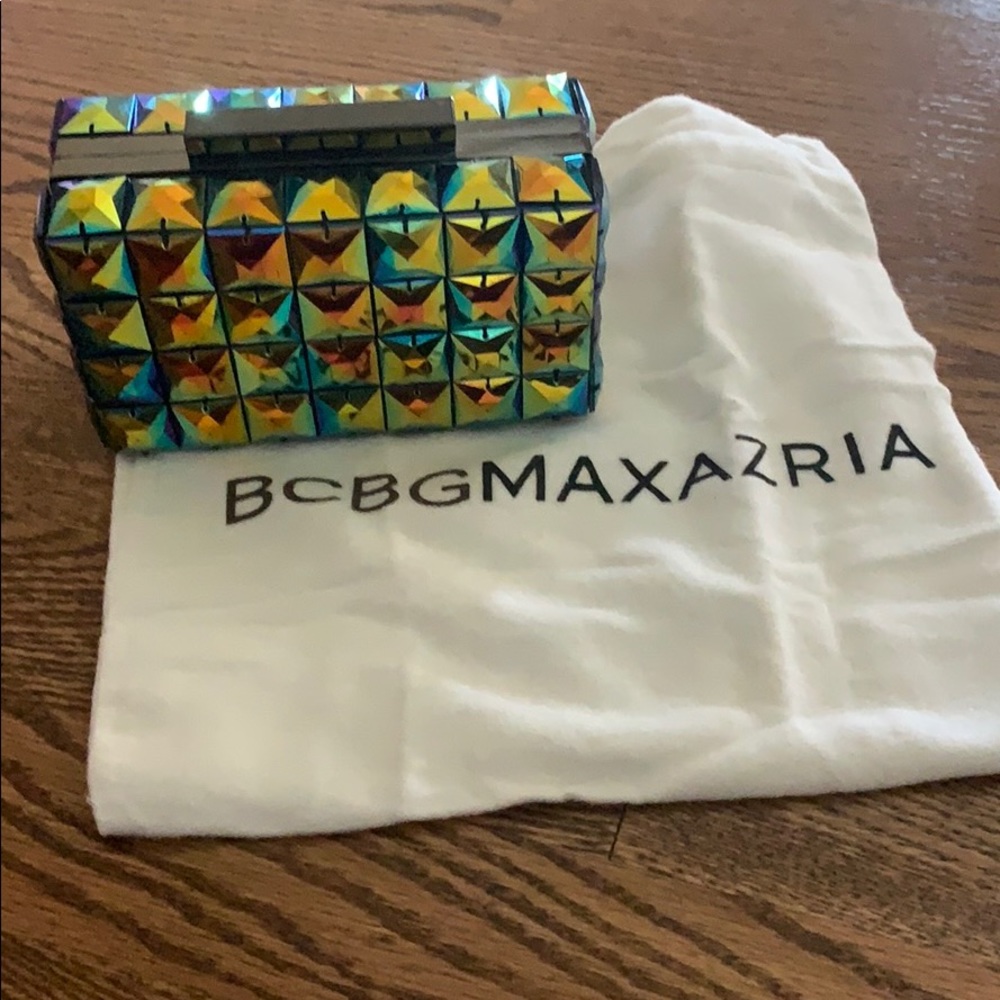 BCBG Lulu Square Stone Clutch